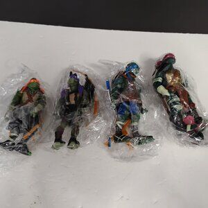 4pcs Teenage Mutant Ninja Turtles Articulated Action Figures